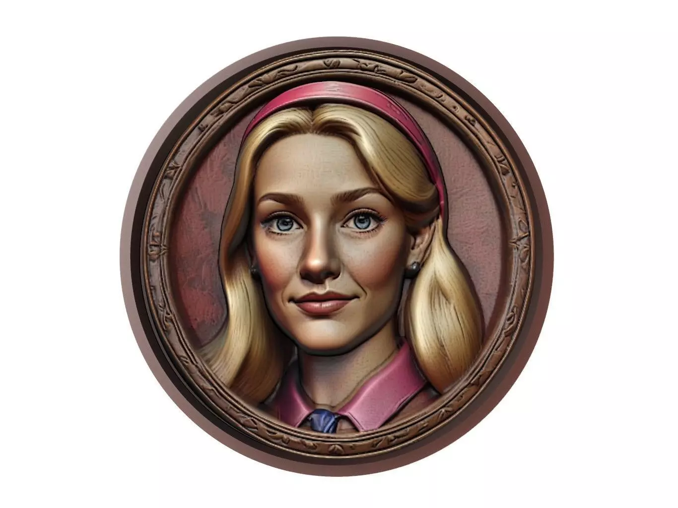 Betty Cooper Medallion 3D print model_0