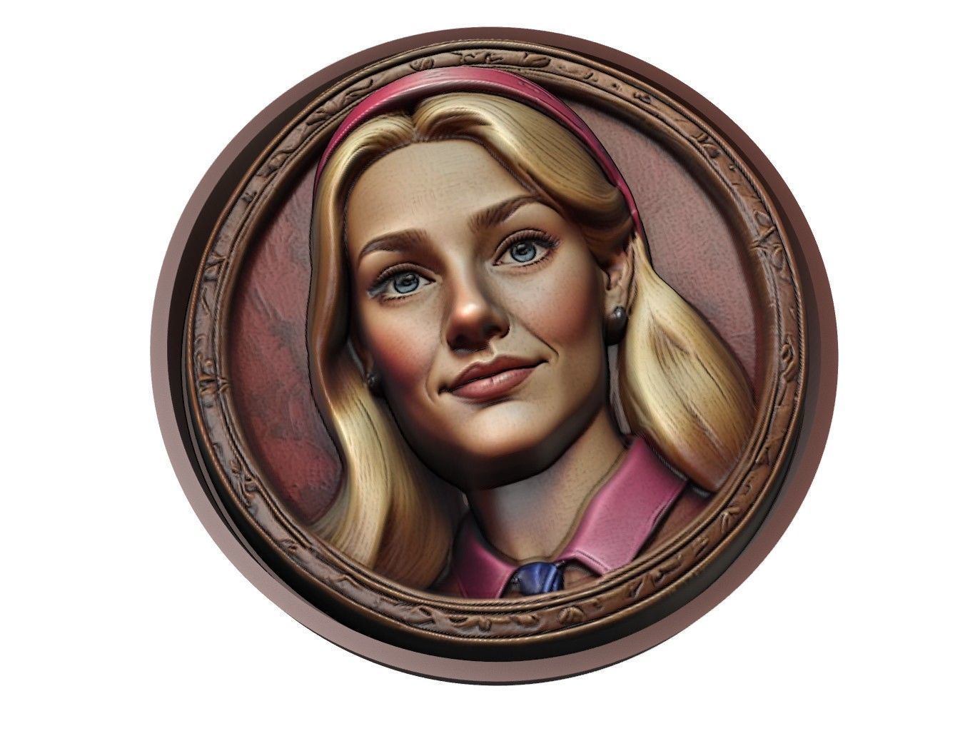 Betty Cooper Medallion 3D print model_1
