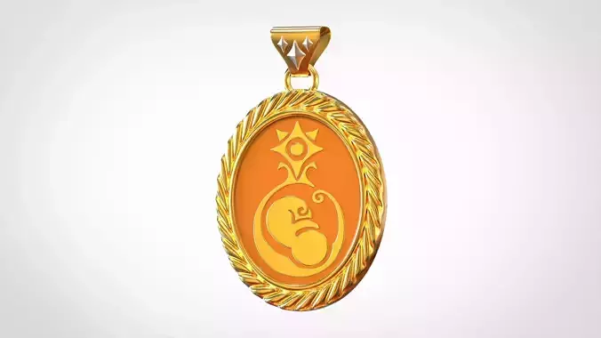 Princeps Cretaceus Pendant  3D print model