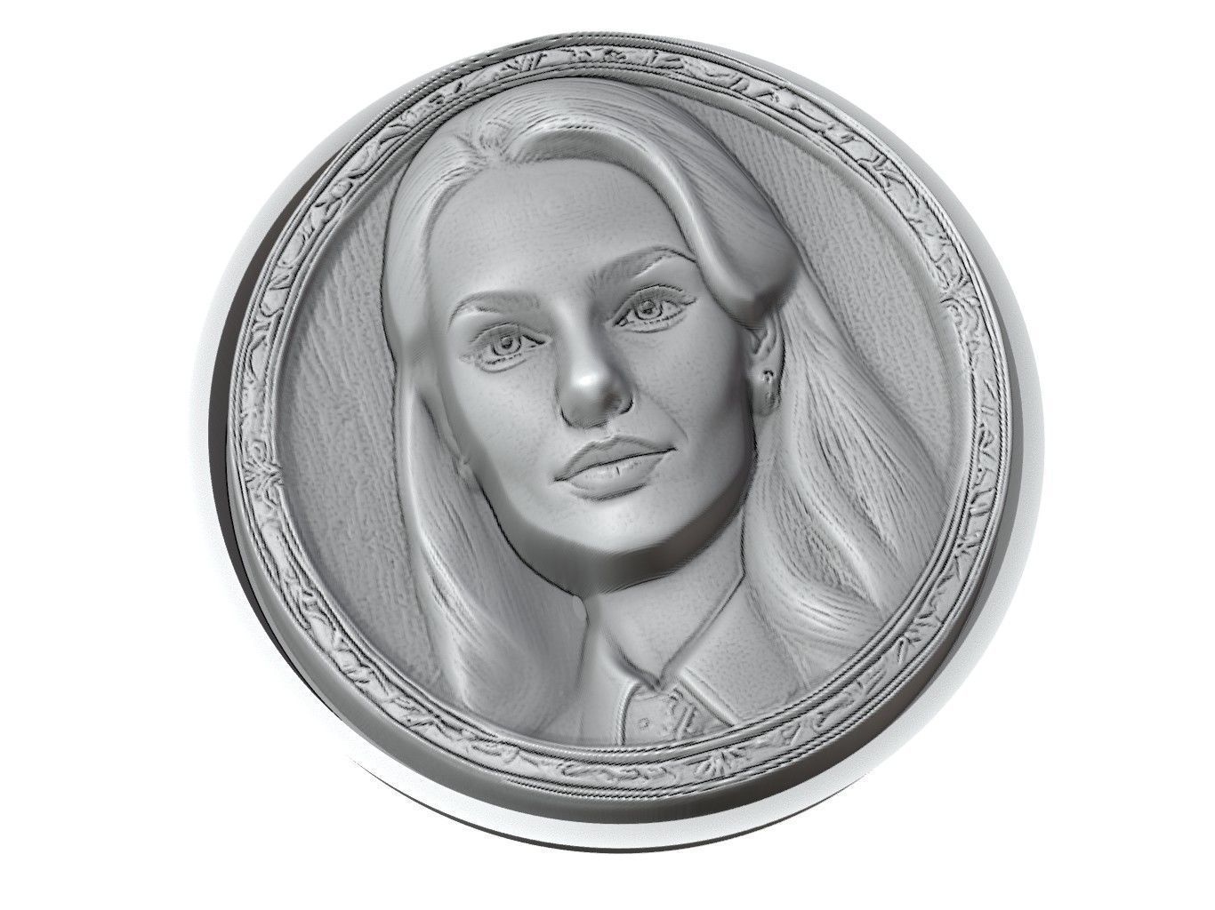 Cheryl Blossom Medallion 3D print model_3
