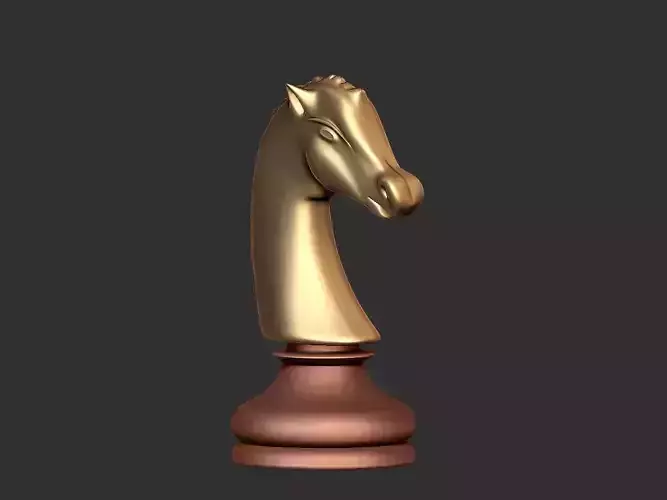 Horse bust 3D print model