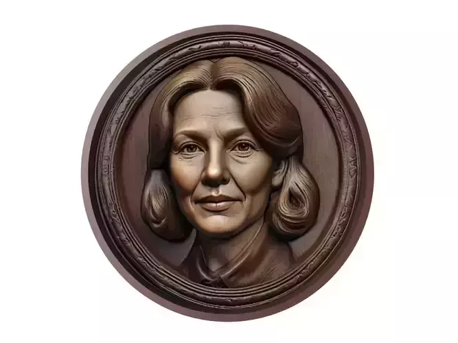 Suzanne Warren Medallion 3D print model