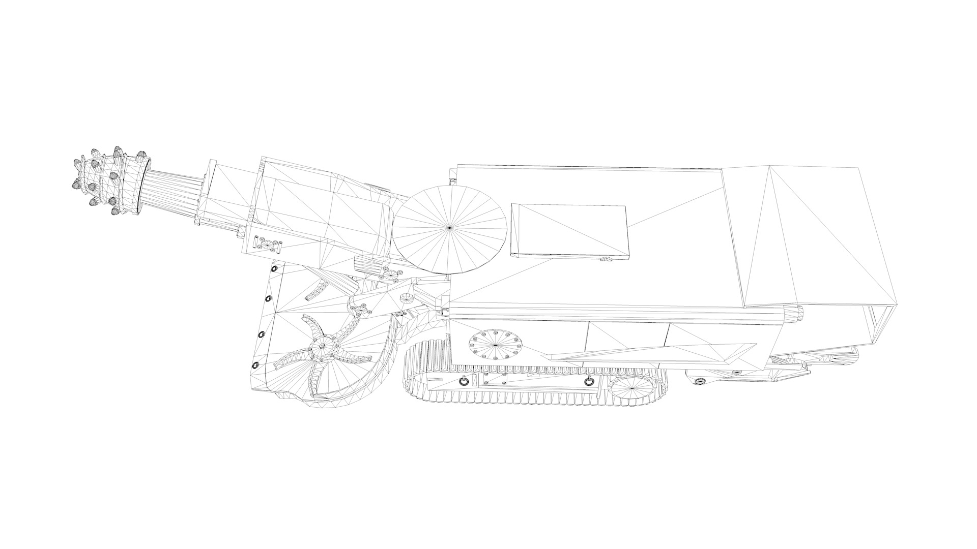 roadheader 3D model_3