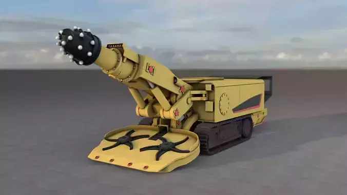 roadheader 3D model