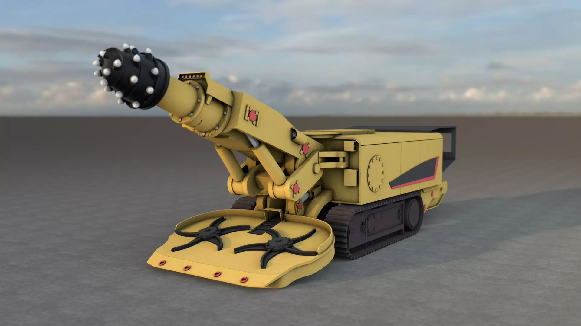 roadheader 3D model_0