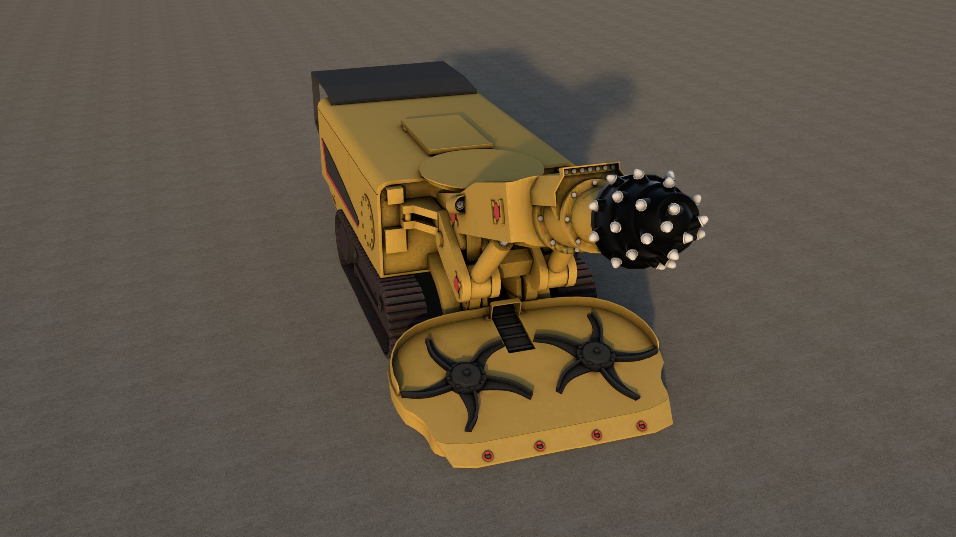 roadheader 3D model_2