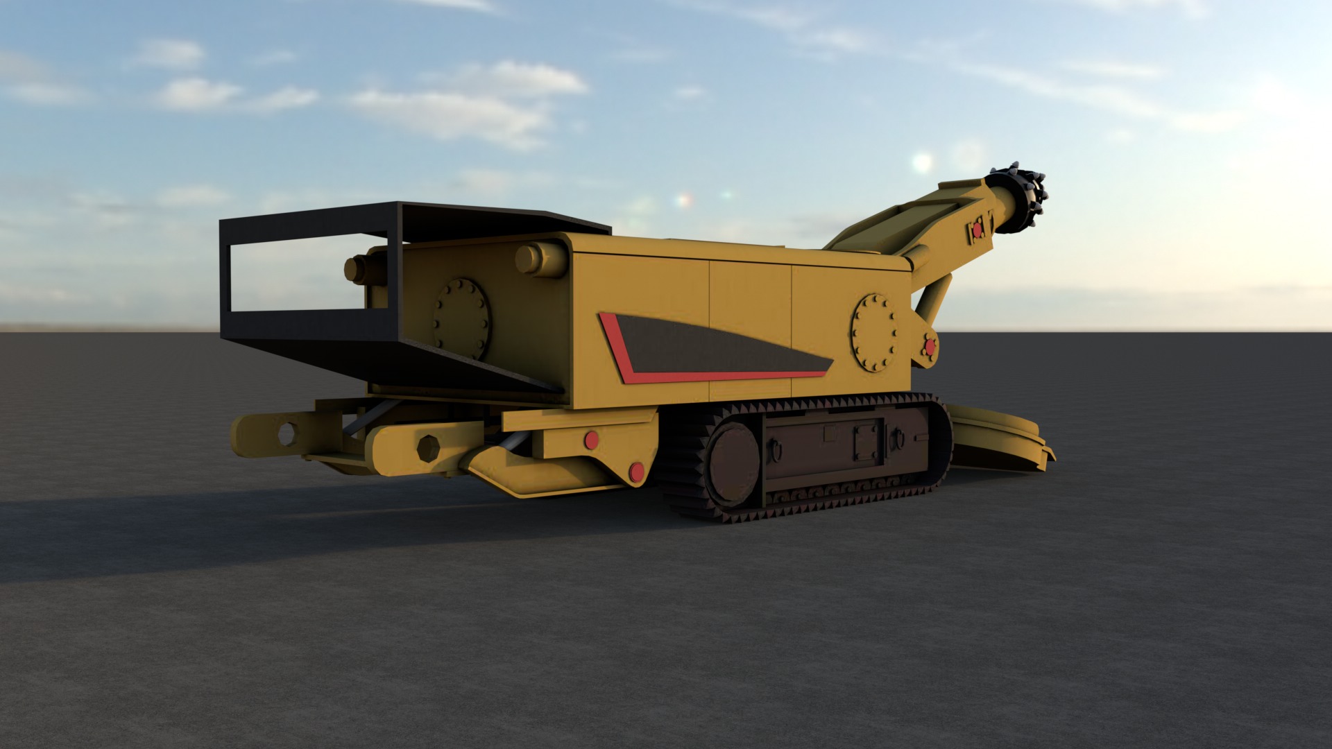 roadheader 3D model_1