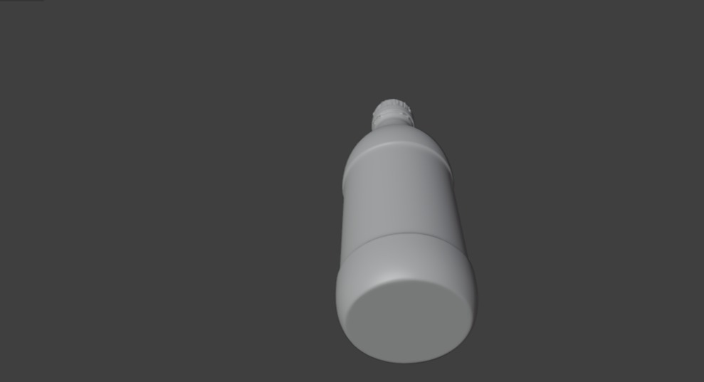 Plastic bottle Free 3D model_2