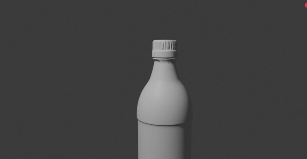 Plastic bottle Free 3D model_5