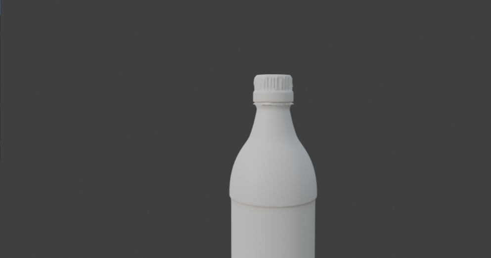 Plastic bottle Free 3D model_4