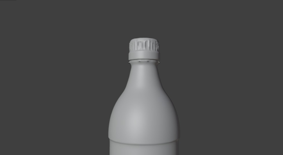 Plastic bottle Free 3D model_3