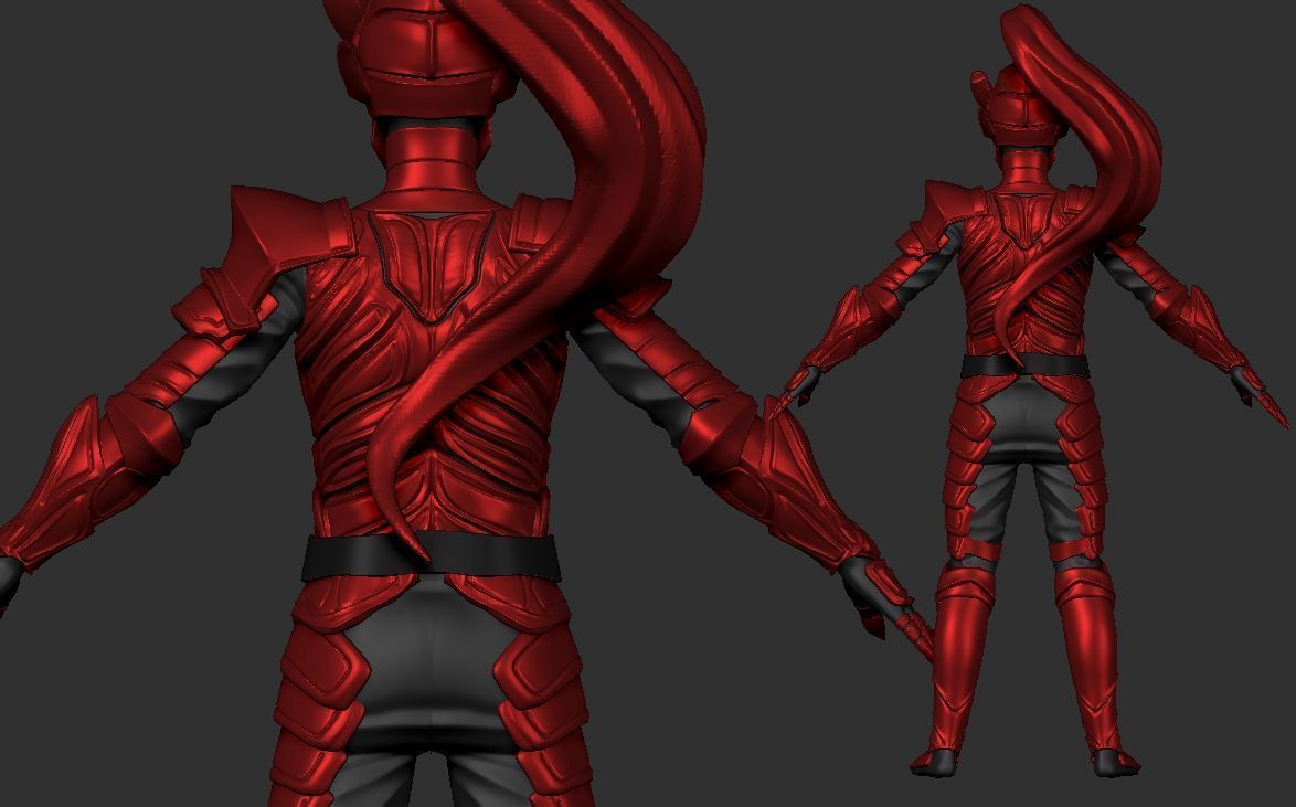 IGRIS COSPLAY ARMOR 3D MODEL  3D print model_5
