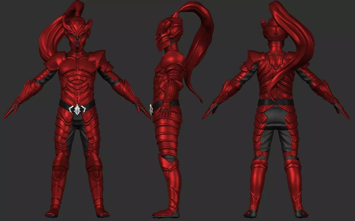 IGRIS COSPLAY ARMOR 3D MODEL  3D print model_0