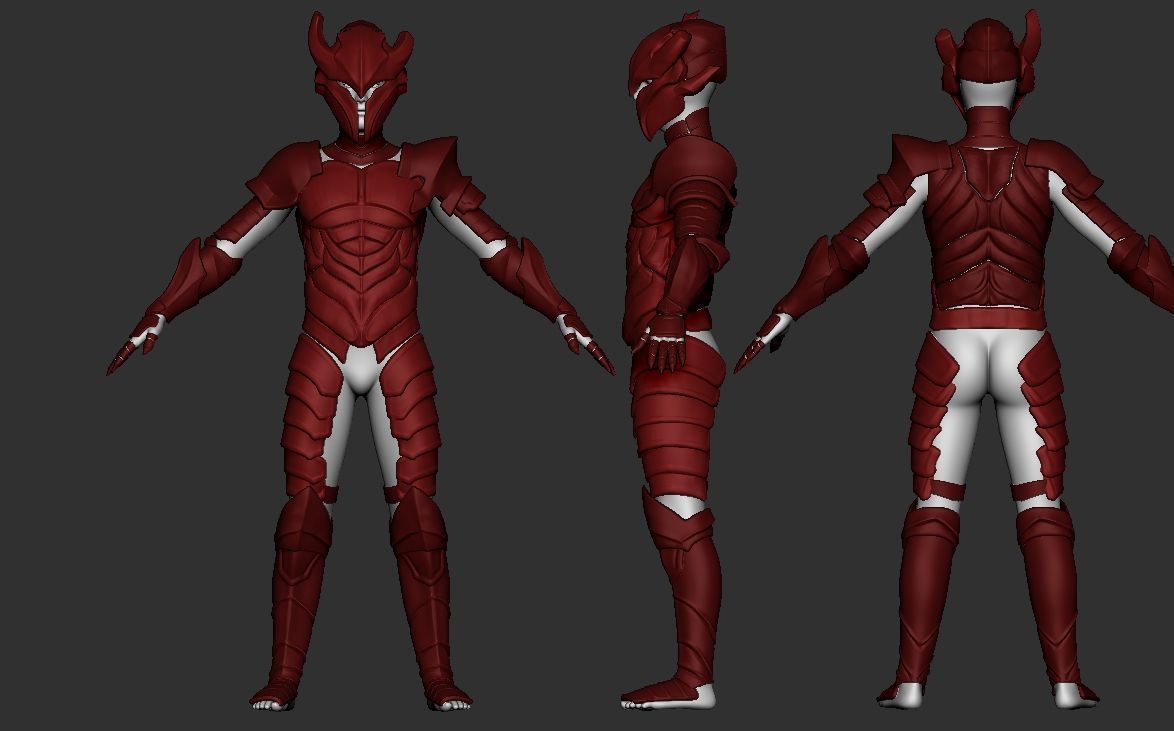 IGRIS COSPLAY ARMOR 3D MODEL  3D print model_3