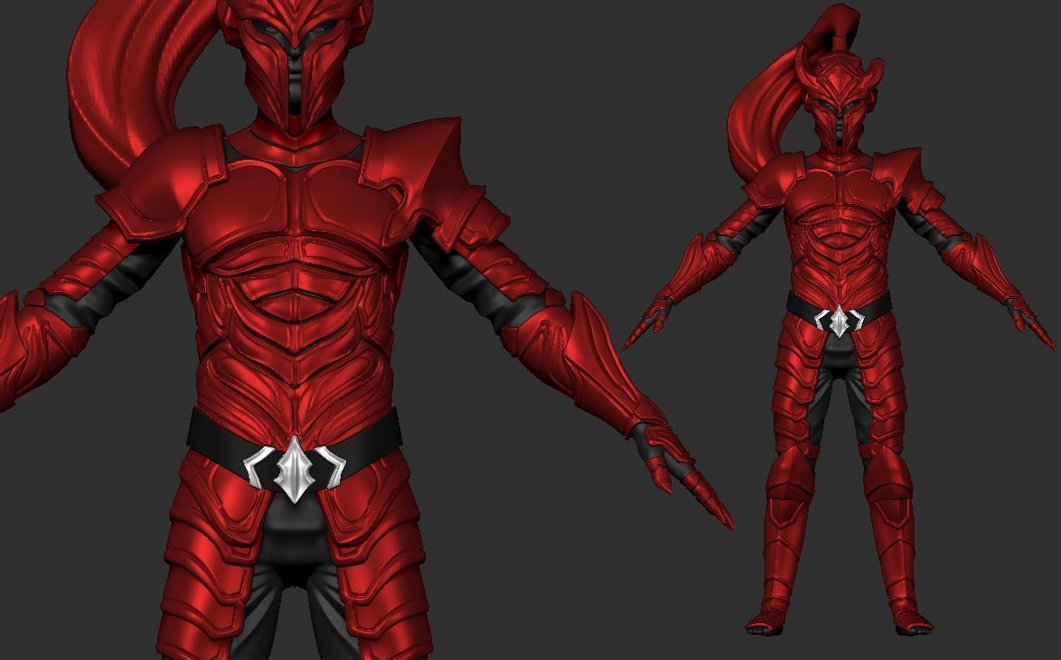 IGRIS COSPLAY ARMOR 3D MODEL  3D print model_6