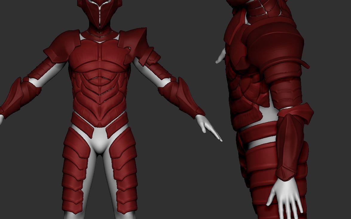 IGRIS COSPLAY ARMOR 3D MODEL  3D print model_4