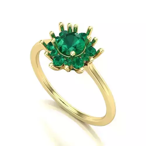 Anillo flor
