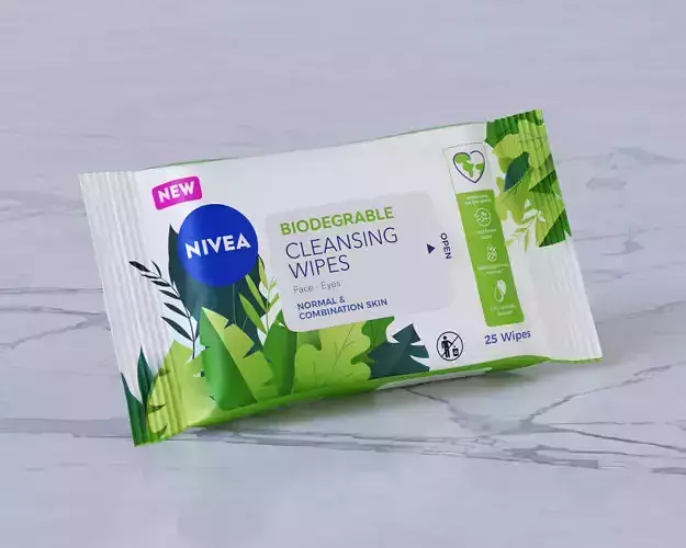 Wet Wipes Packaging 3D model