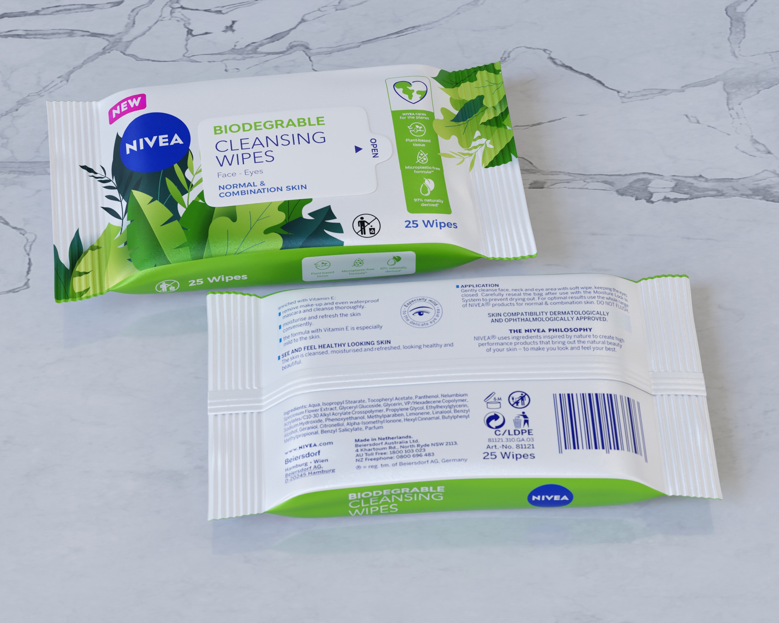 Wet Wipes Packaging 3D model_7