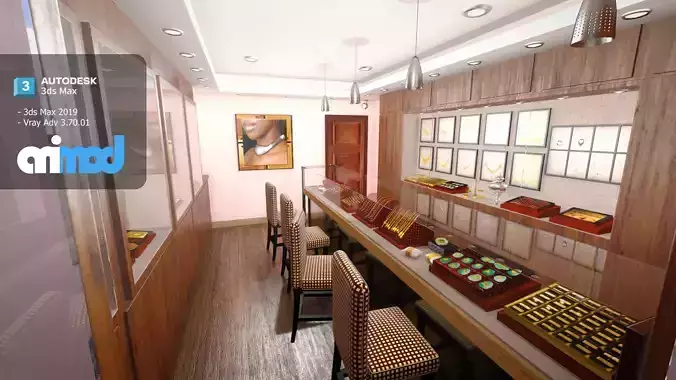 Raohe Jewelery Store 3D model