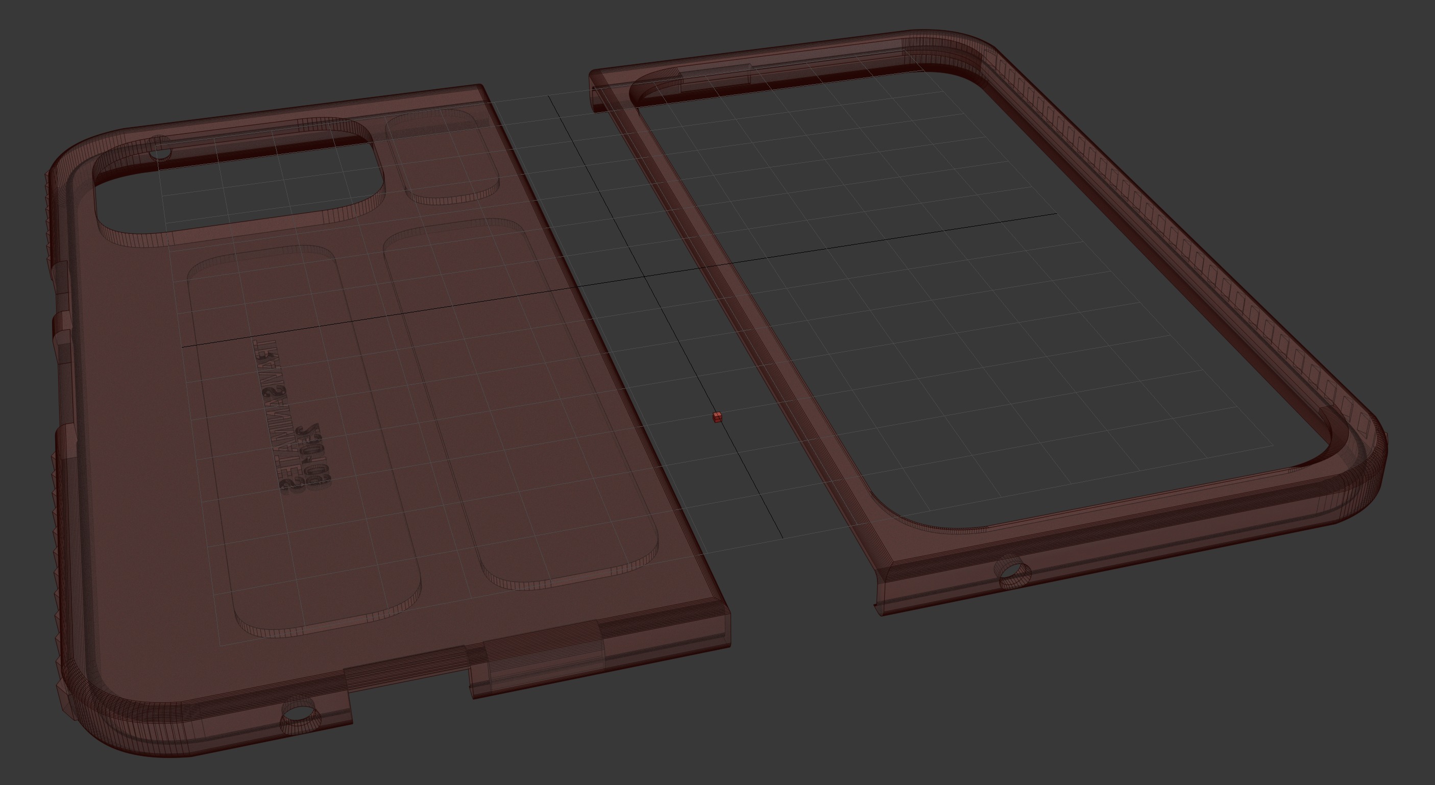 Pixel Pro Fold Case 3D print model_9