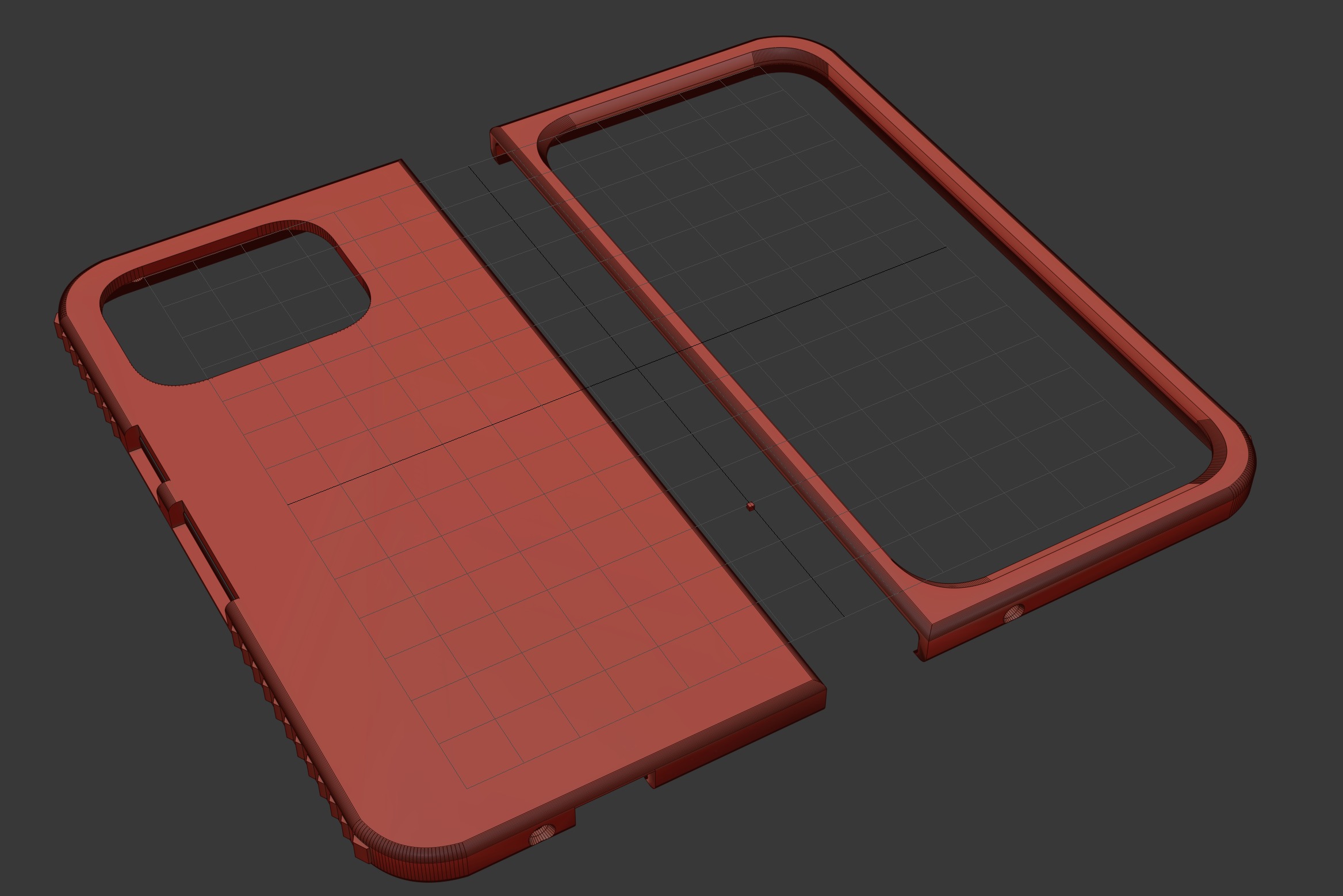 Pixel Pro Fold Case 3D print model_5
