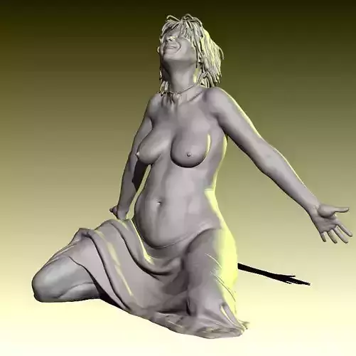 Trophy dressed 3D print model