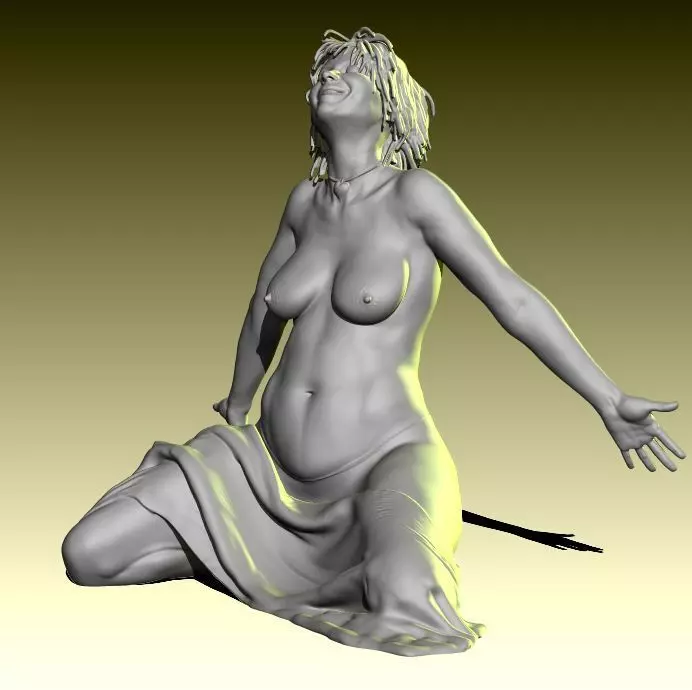 Trophy dressed 3D print model_0