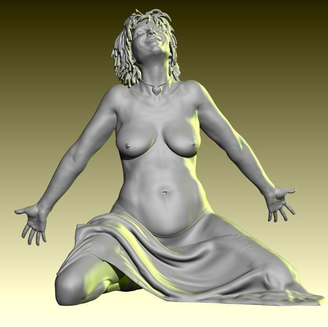 Trophy dressed 3D print model_1