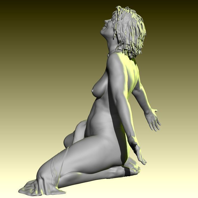 Trophy dressed 3D print model_5