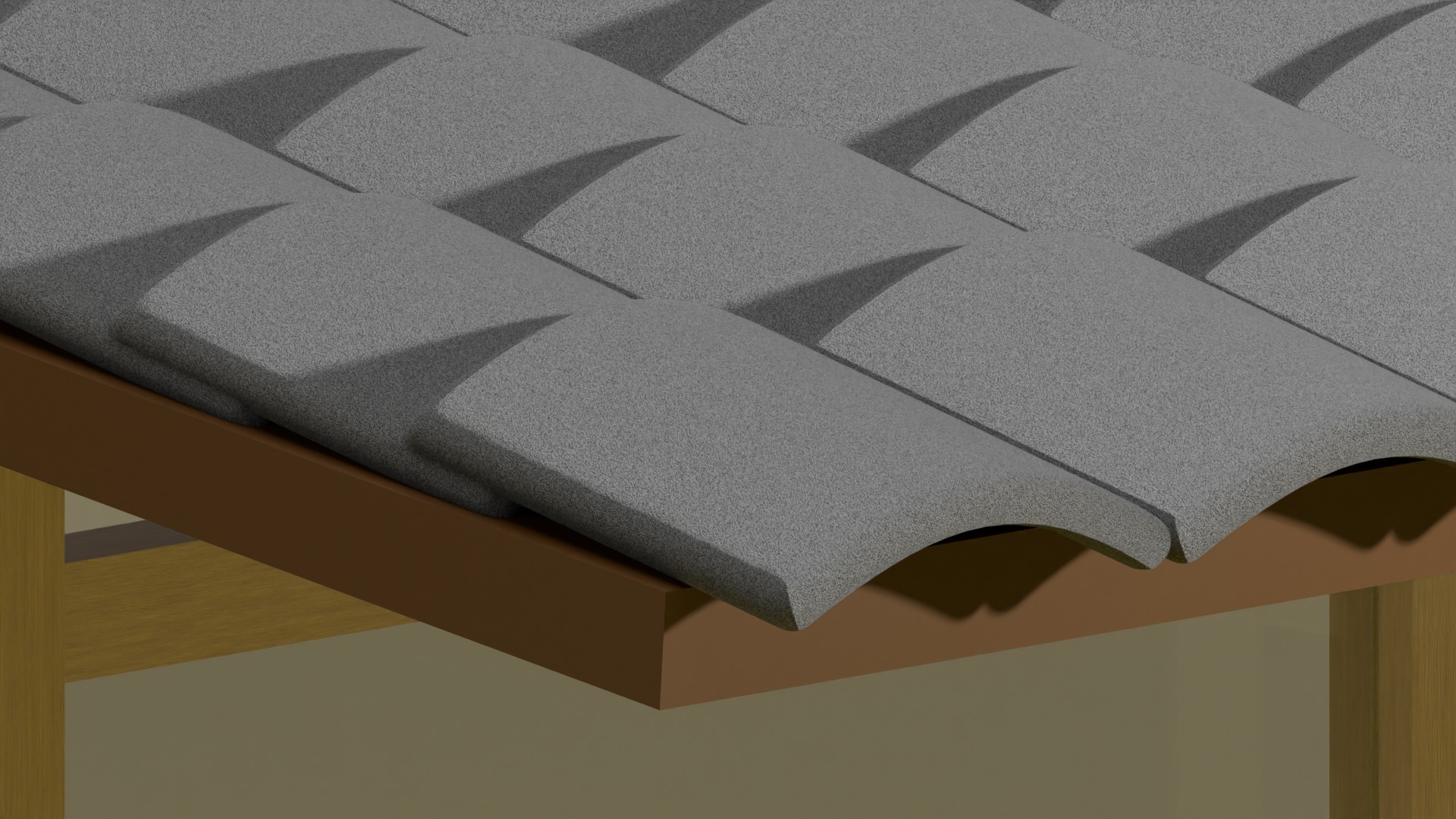 Bus Stop In Chinese Style 3D model_7