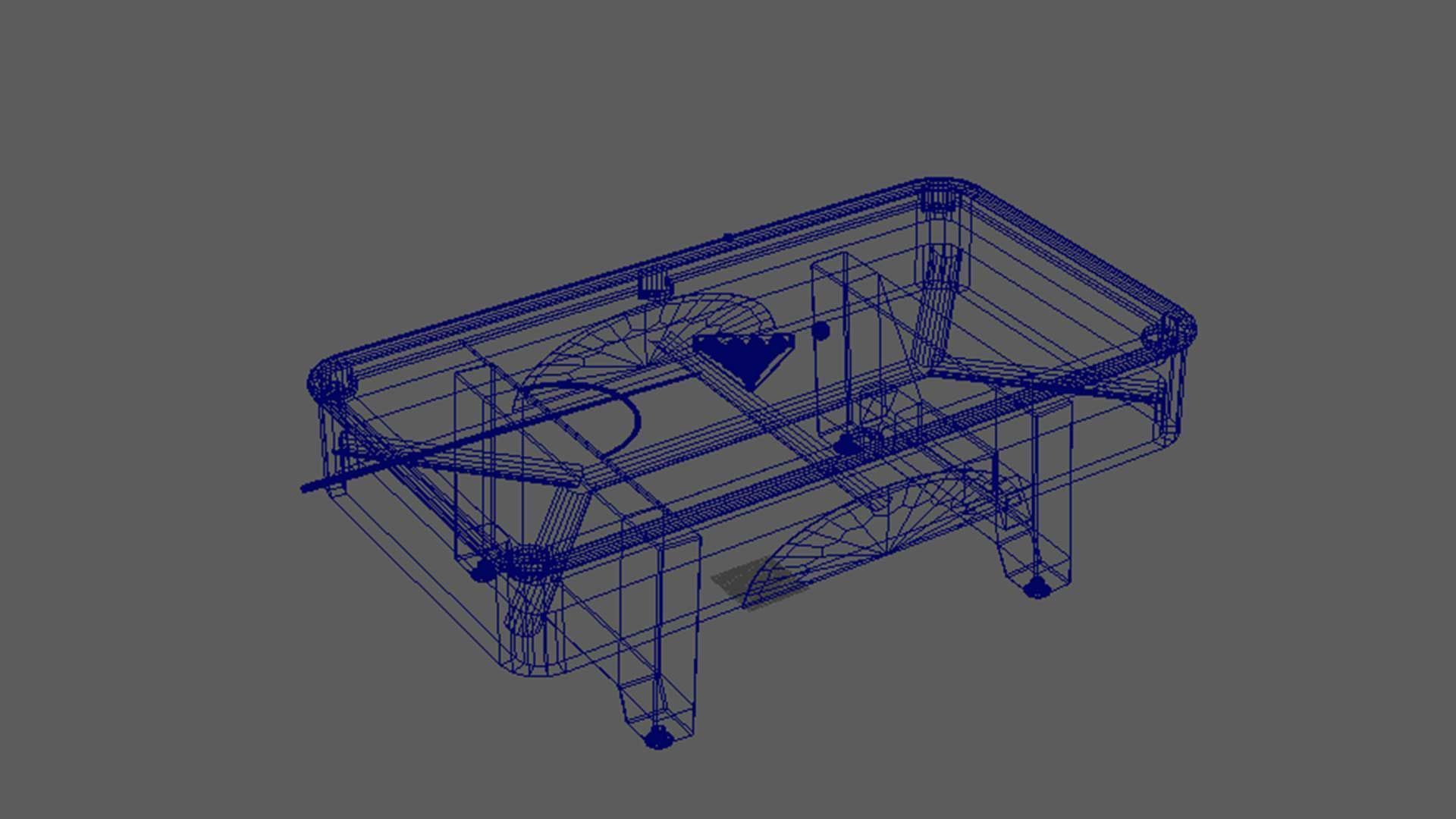 Snooker Table Cue and Balls  Complete 3D Kit  Low-poly 3D model_9