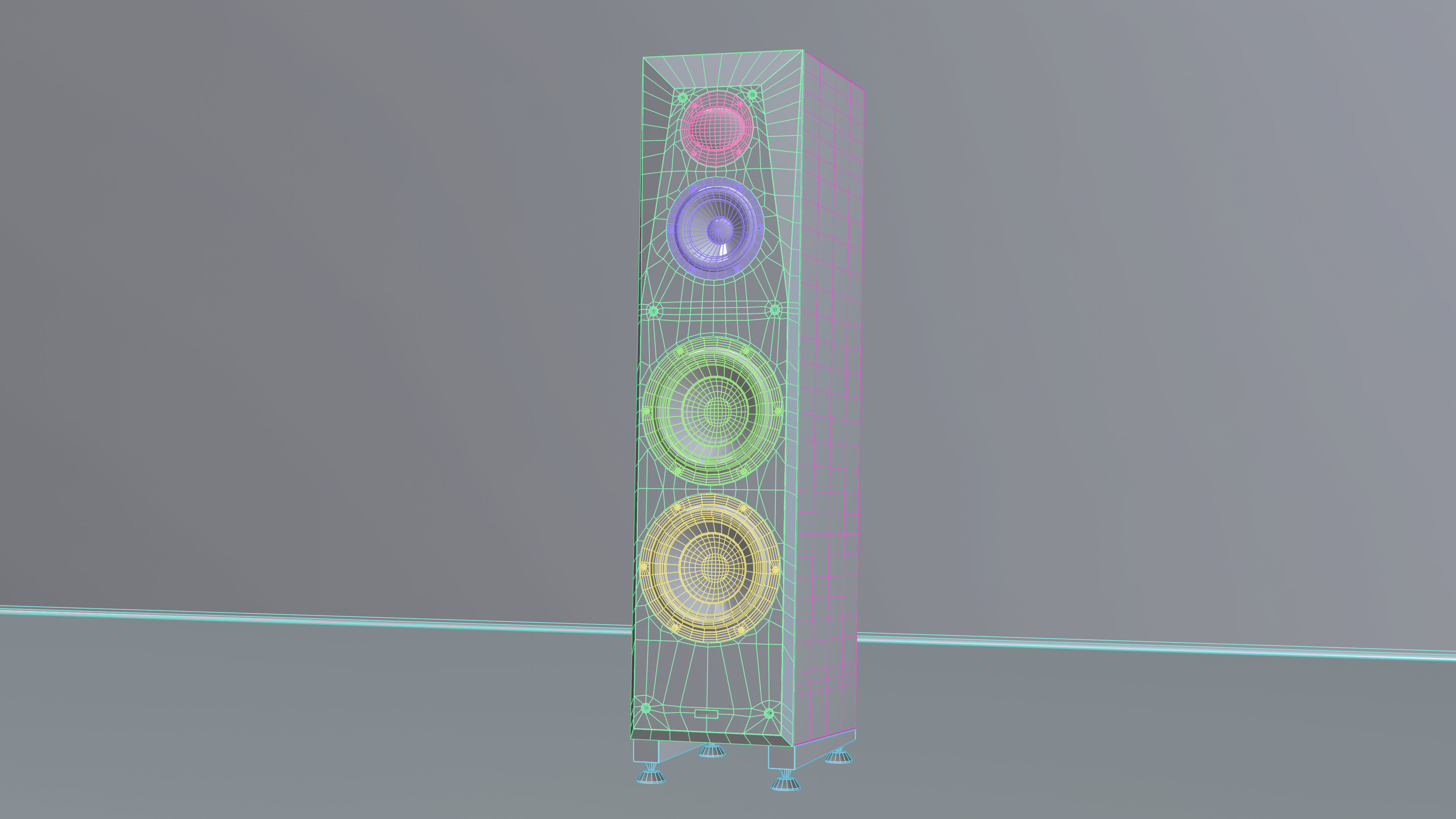 Epos ES-28N Floorstanding Loudspeaker 3D model_21