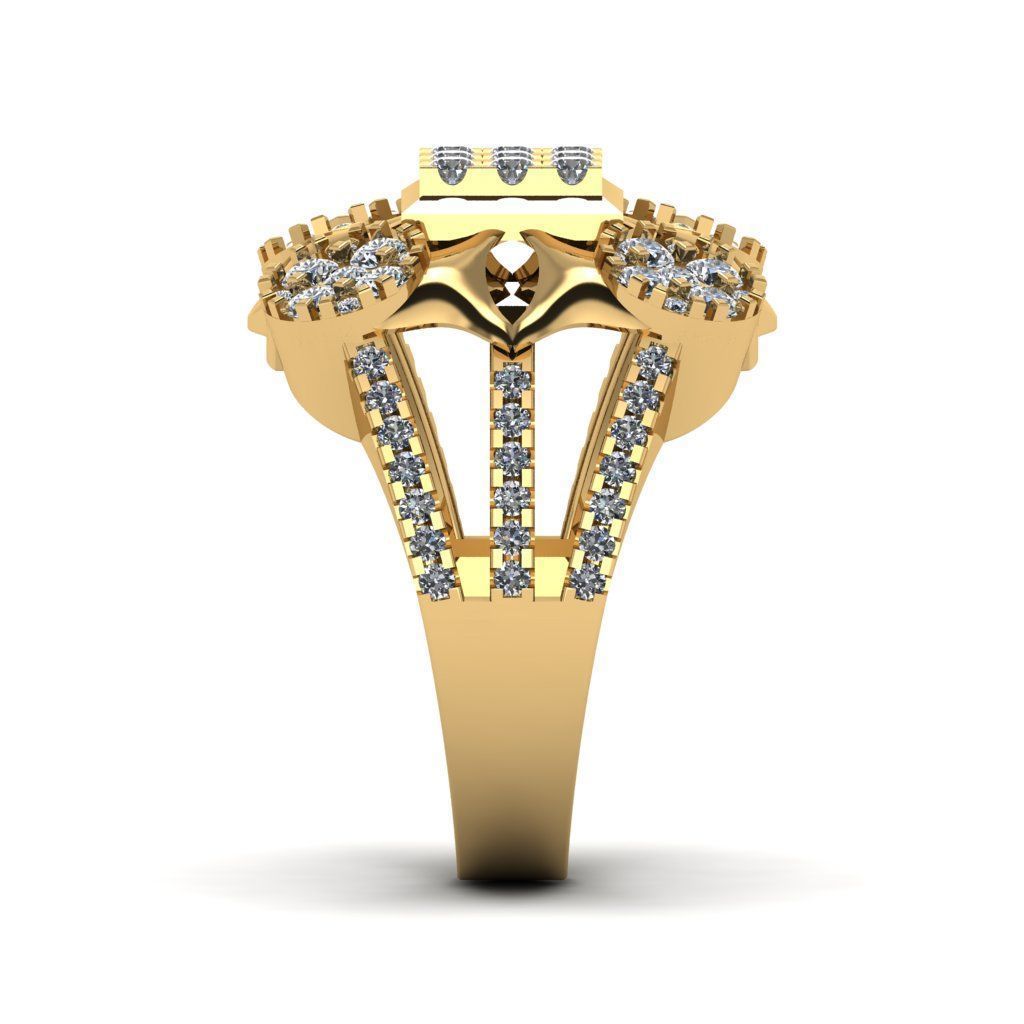 Jewelry 3D Models with render and 3dm stl - R-61 3D print model_9