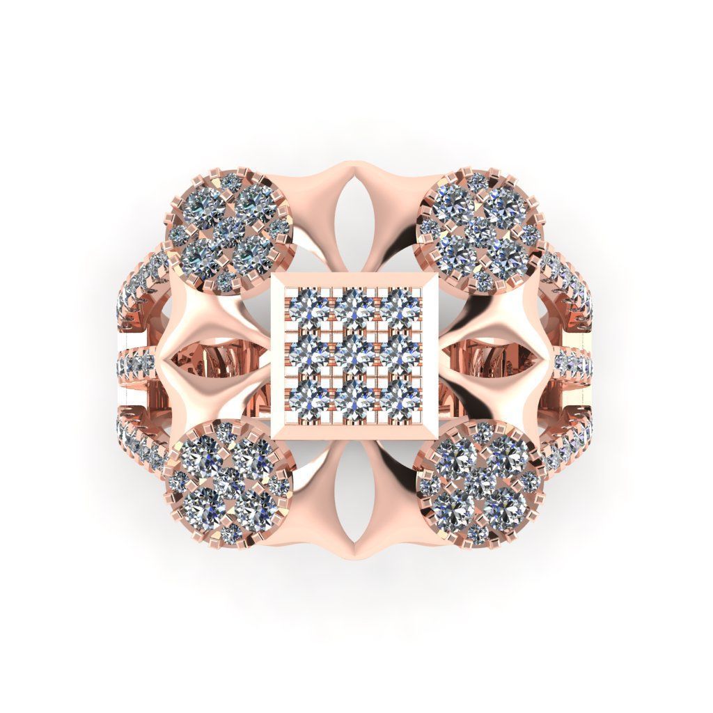 Jewelry 3D Models with render and 3dm stl - R-61 3D print model_10