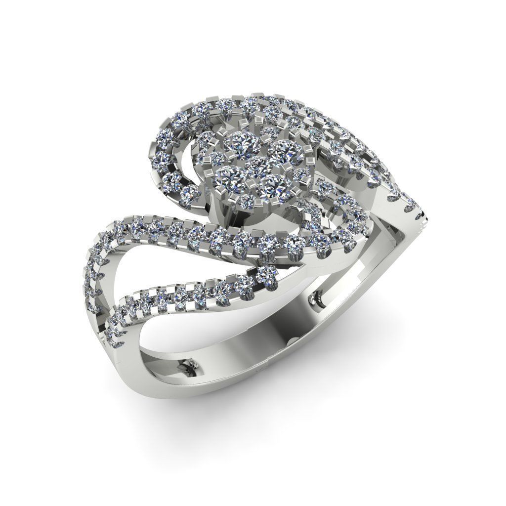 Jewelry 3D Models with render and 3dm stl - R-62 3D print model_2