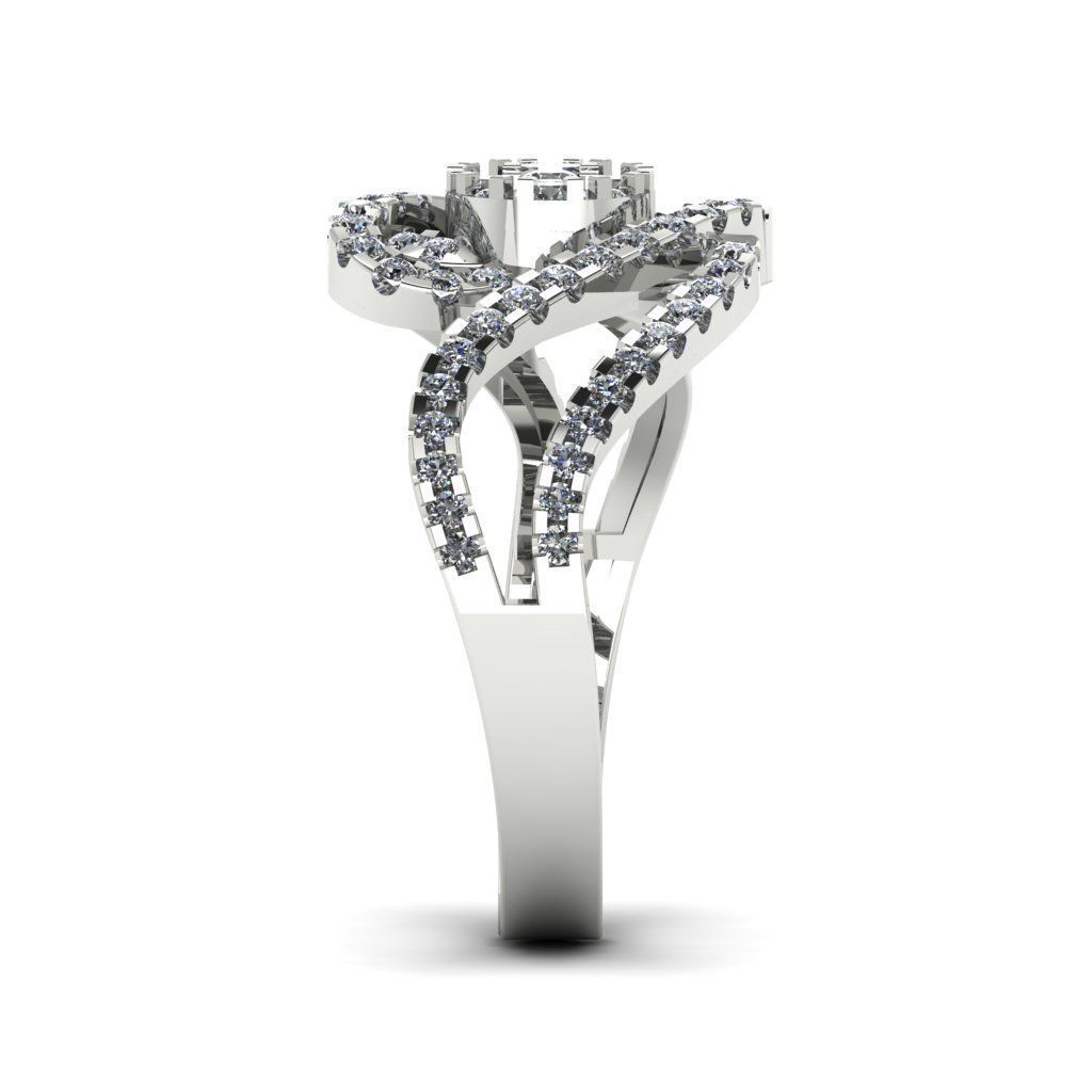 Jewelry 3D Models with render and 3dm stl - R-62 3D print model_8