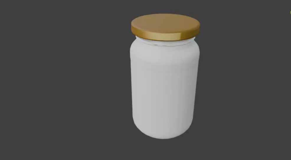 botella de mermelada Free 3D model