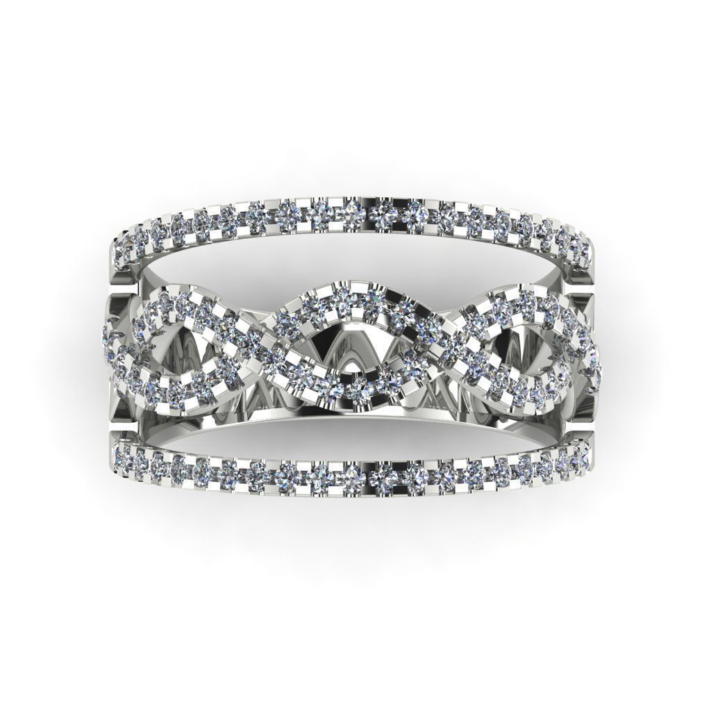 Jewelry 3D Models with render and 3dm stl - R-64 3D print model_11