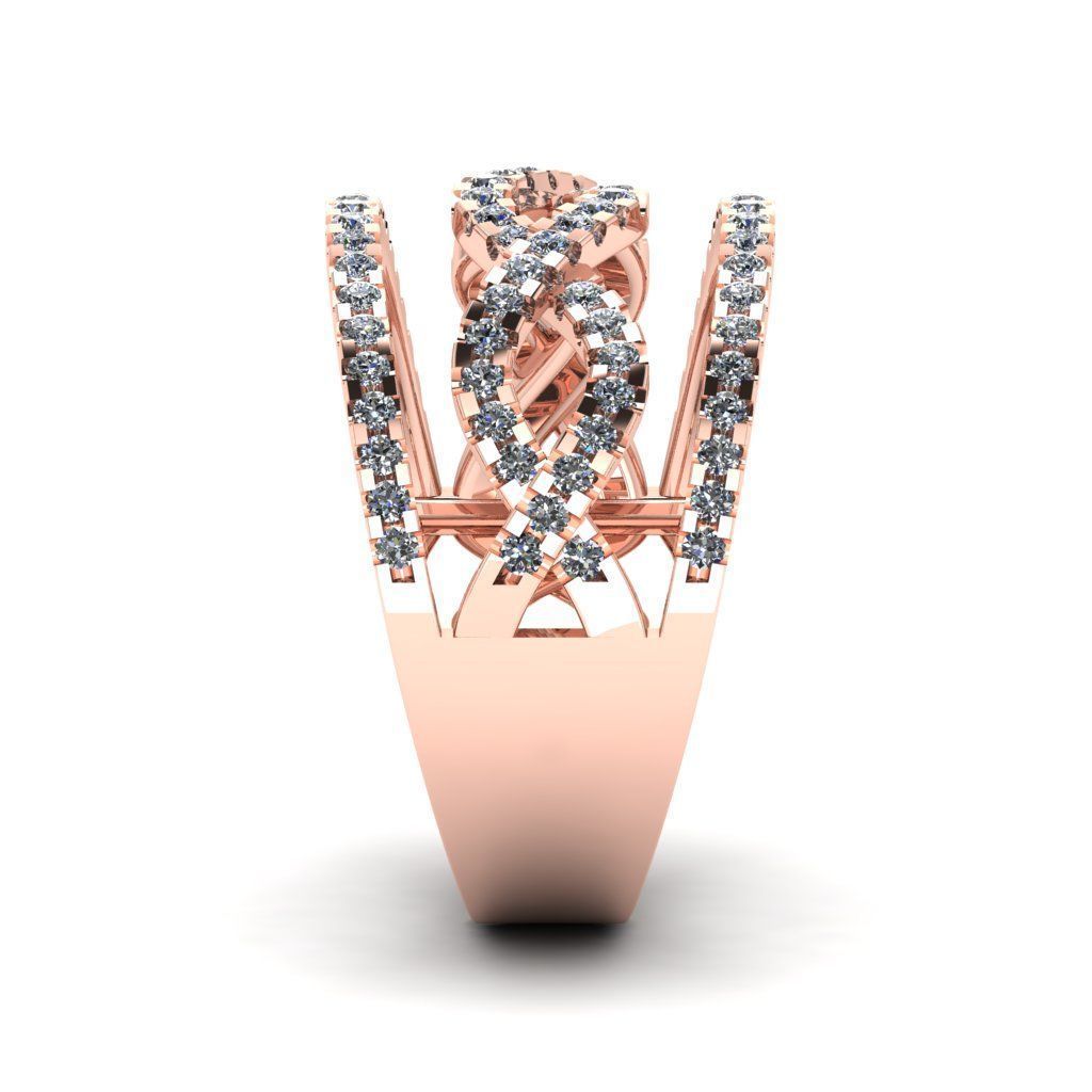 Jewelry 3D Models with render and 3dm stl - R-64 3D print model_7