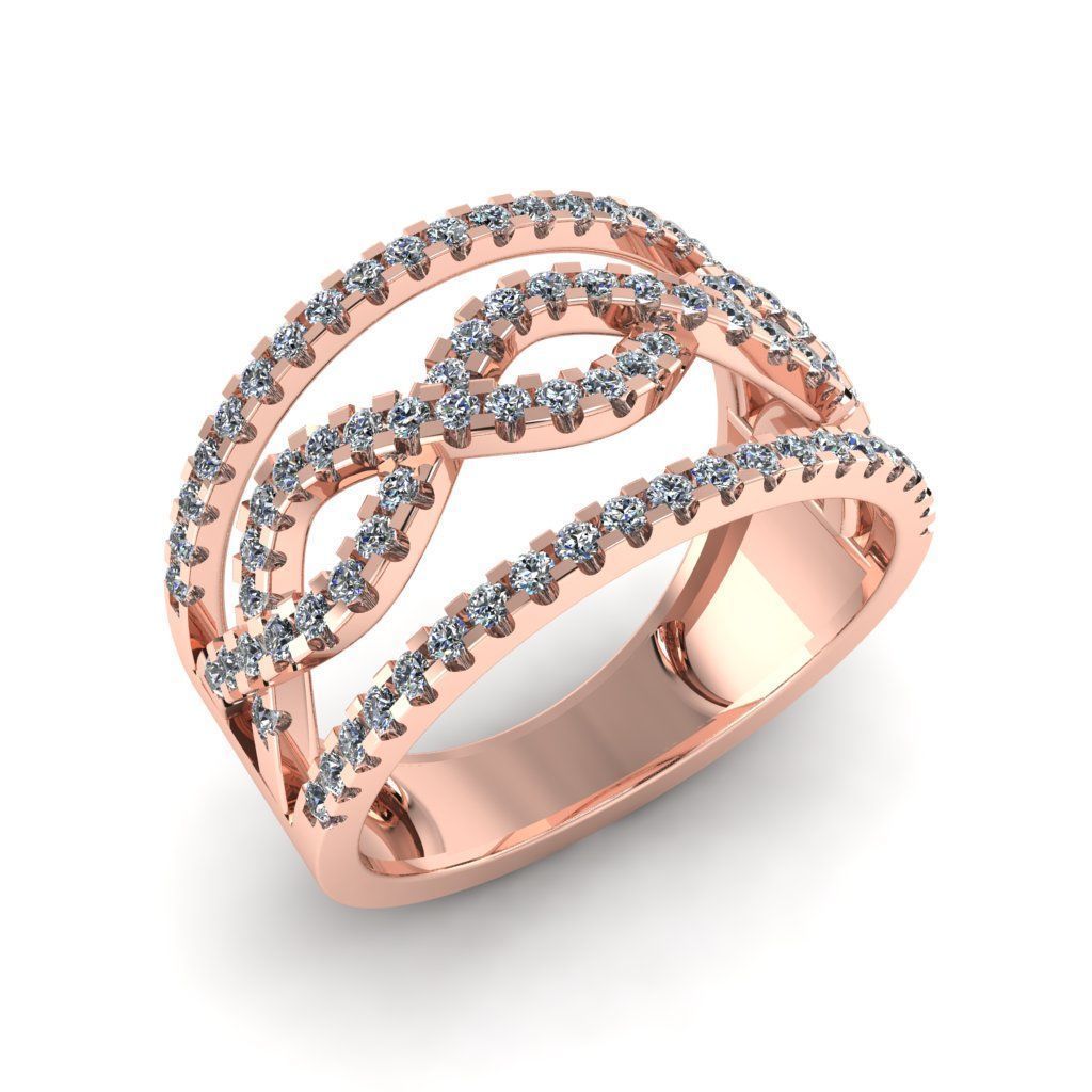 Jewelry 3D Models with render and 3dm stl - R-64 3D print model_1