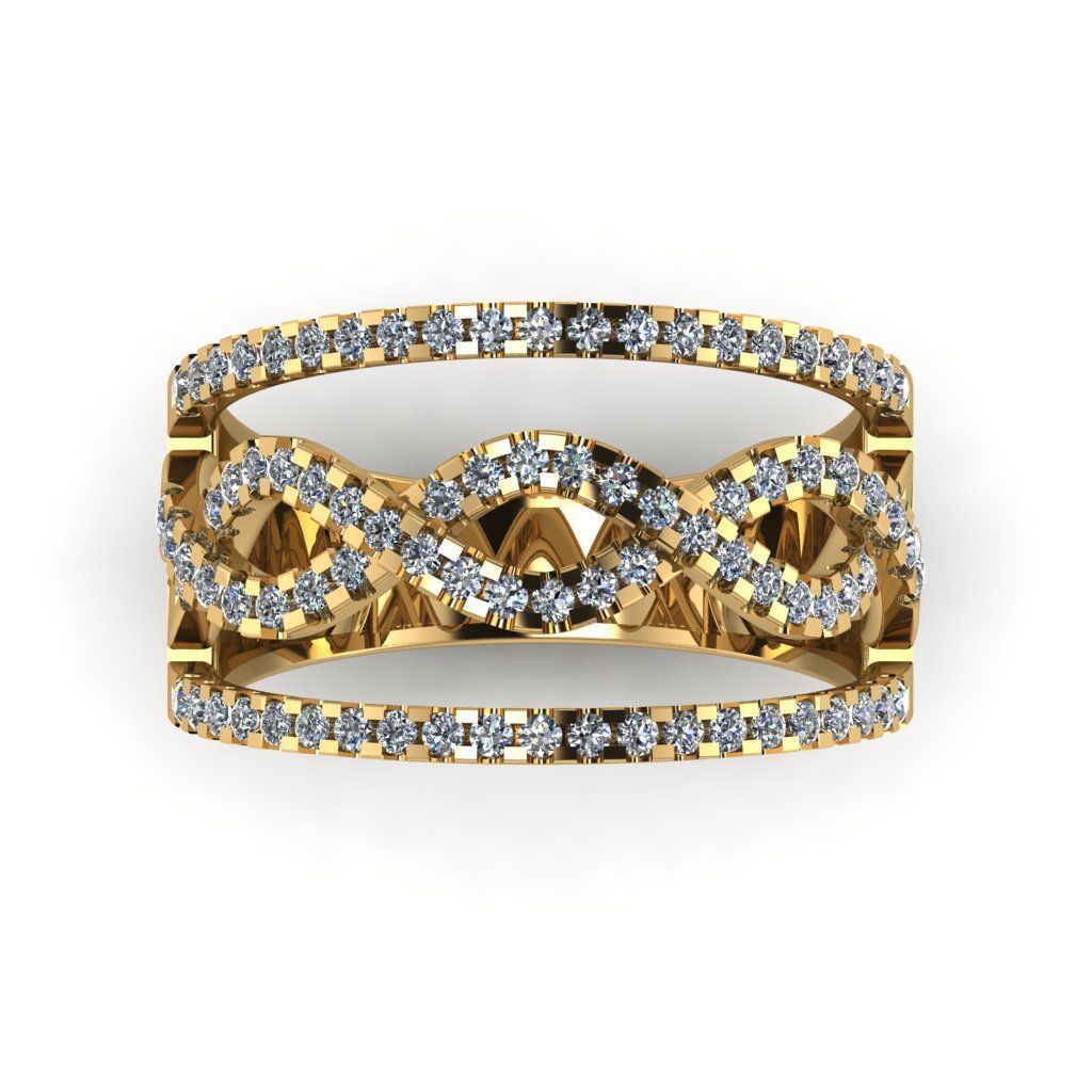 Jewelry 3D Models with render and 3dm stl - R-64 3D print model_12