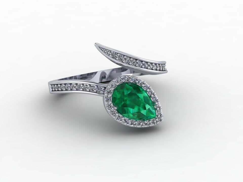 Diamond Ring 3D print model 3D print model_3