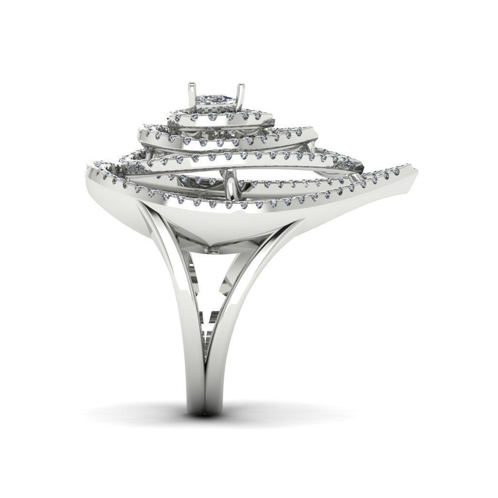 Jewelry 3D Models with render and 3dm stl - R-66 3D print model_12