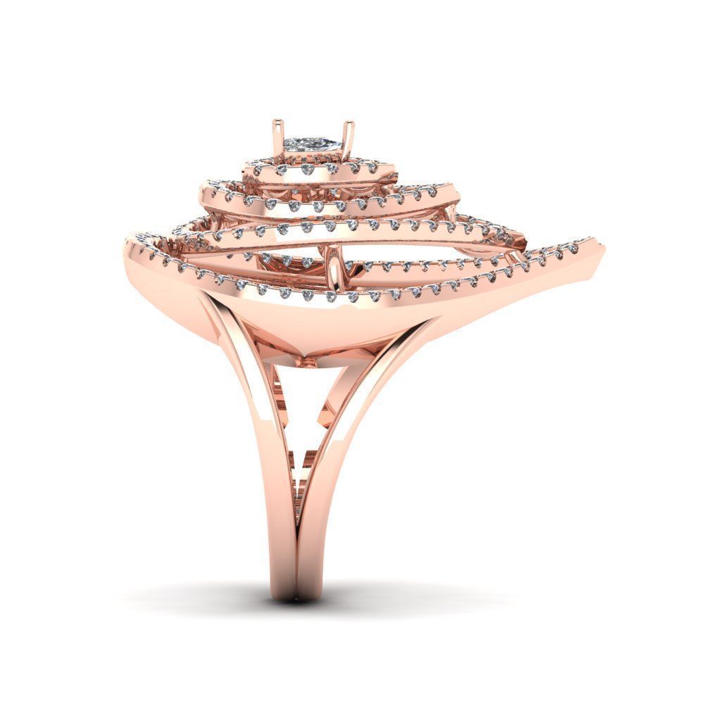 Jewelry 3D Models with render and 3dm stl - R-66 3D print model_10