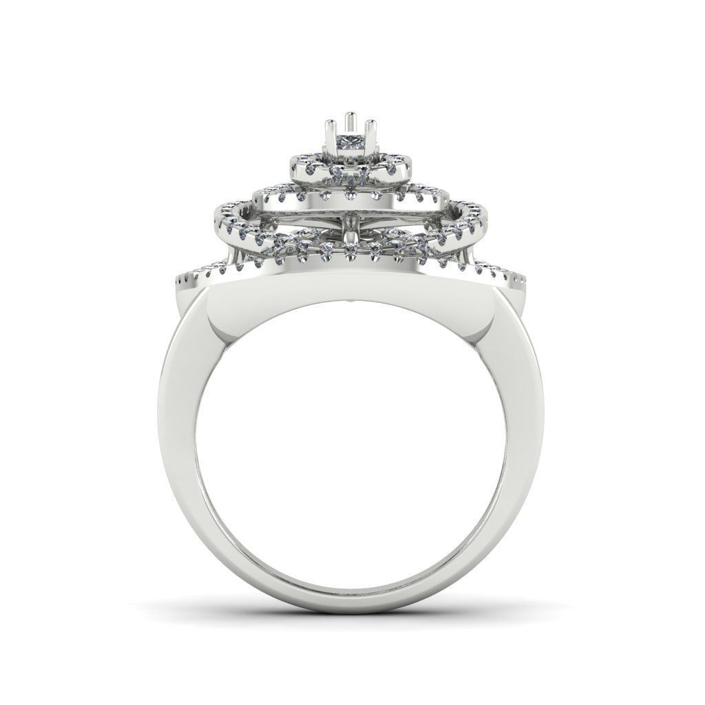 Jewelry 3D Models with render and 3dm stl - R-66 3D print model_6