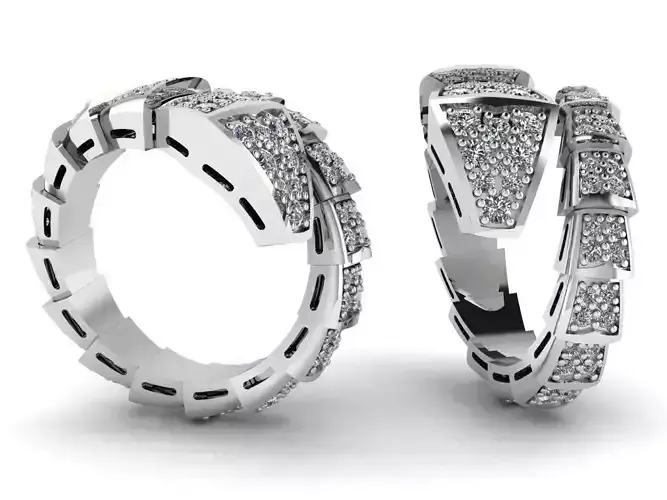 Bvlgari Snake Serpenti Ring 