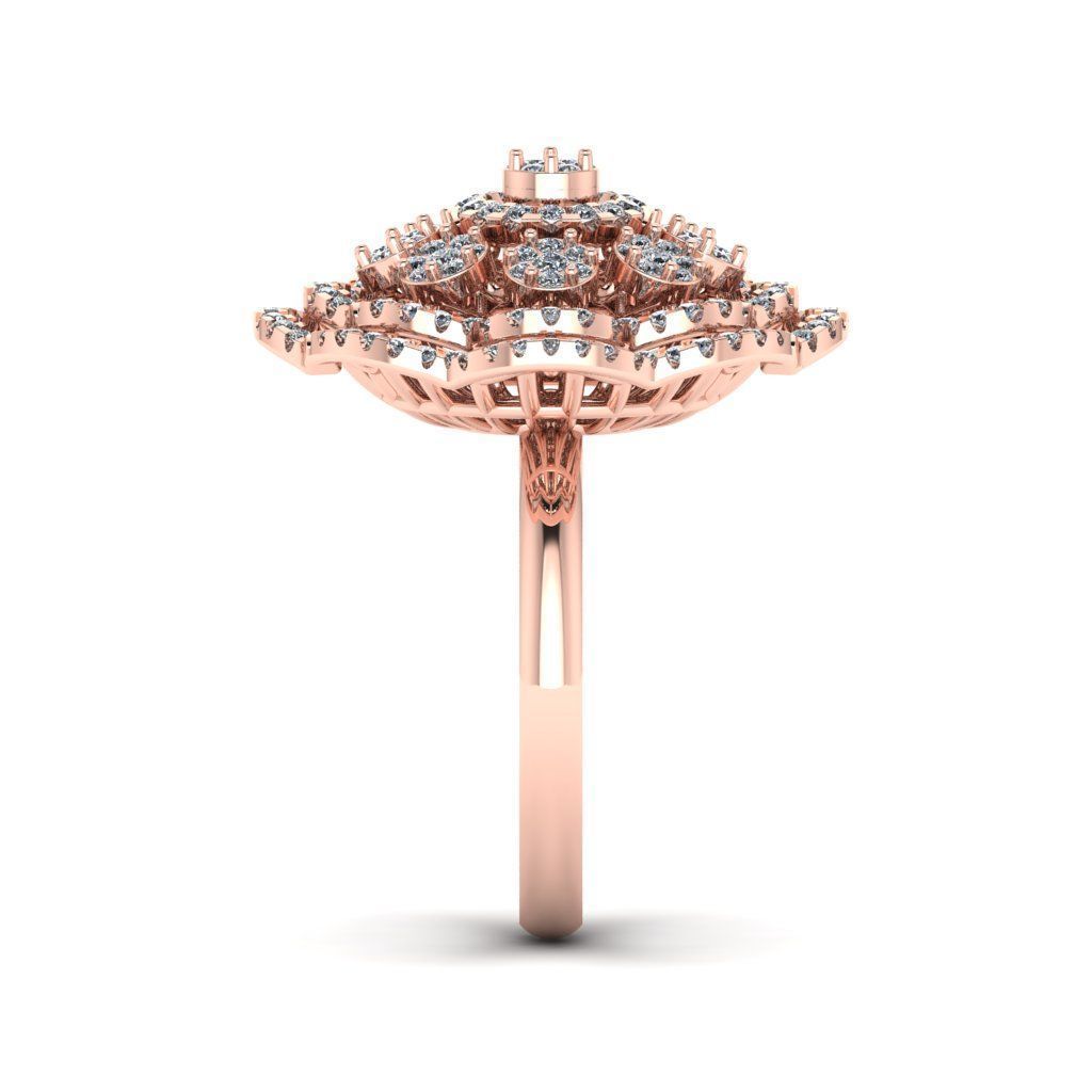 Jewelry 3D Models with render and 3dm stl - R-70 3D print model_11