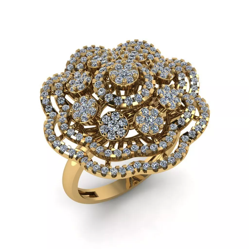 Jewelry 3D Models with render and 3dm stl - R-70 3D print model_0