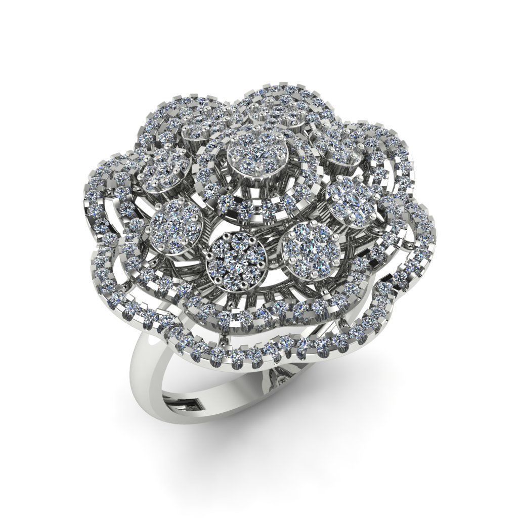 Jewelry 3D Models with render and 3dm stl - R-70 3D print model_2